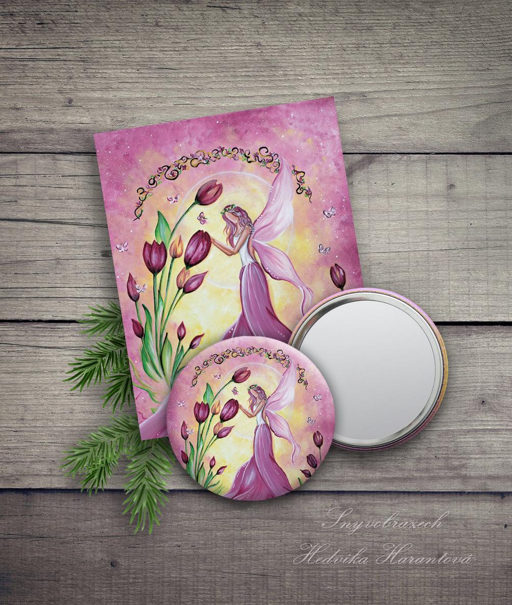 Tulipánová víla - zrcátko