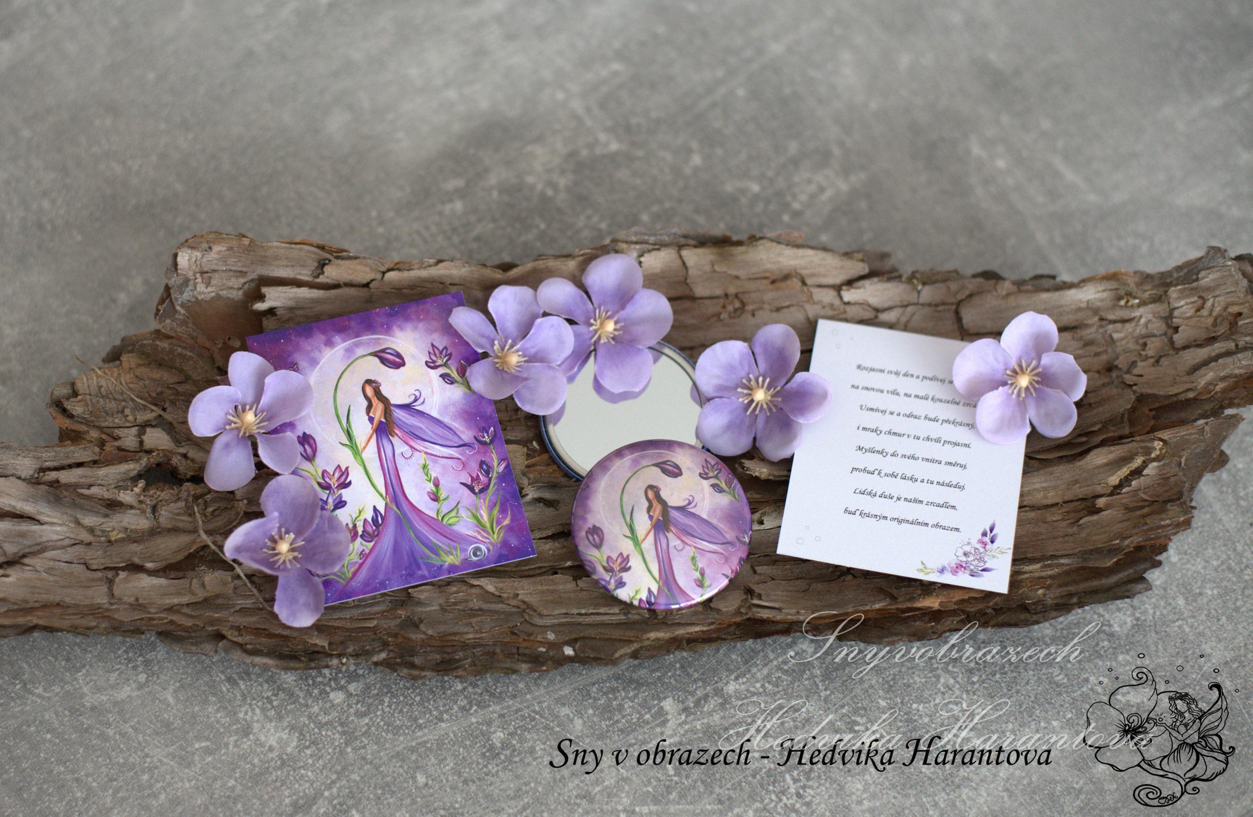 Krokusková víla - zrcátko - Obrázek 2