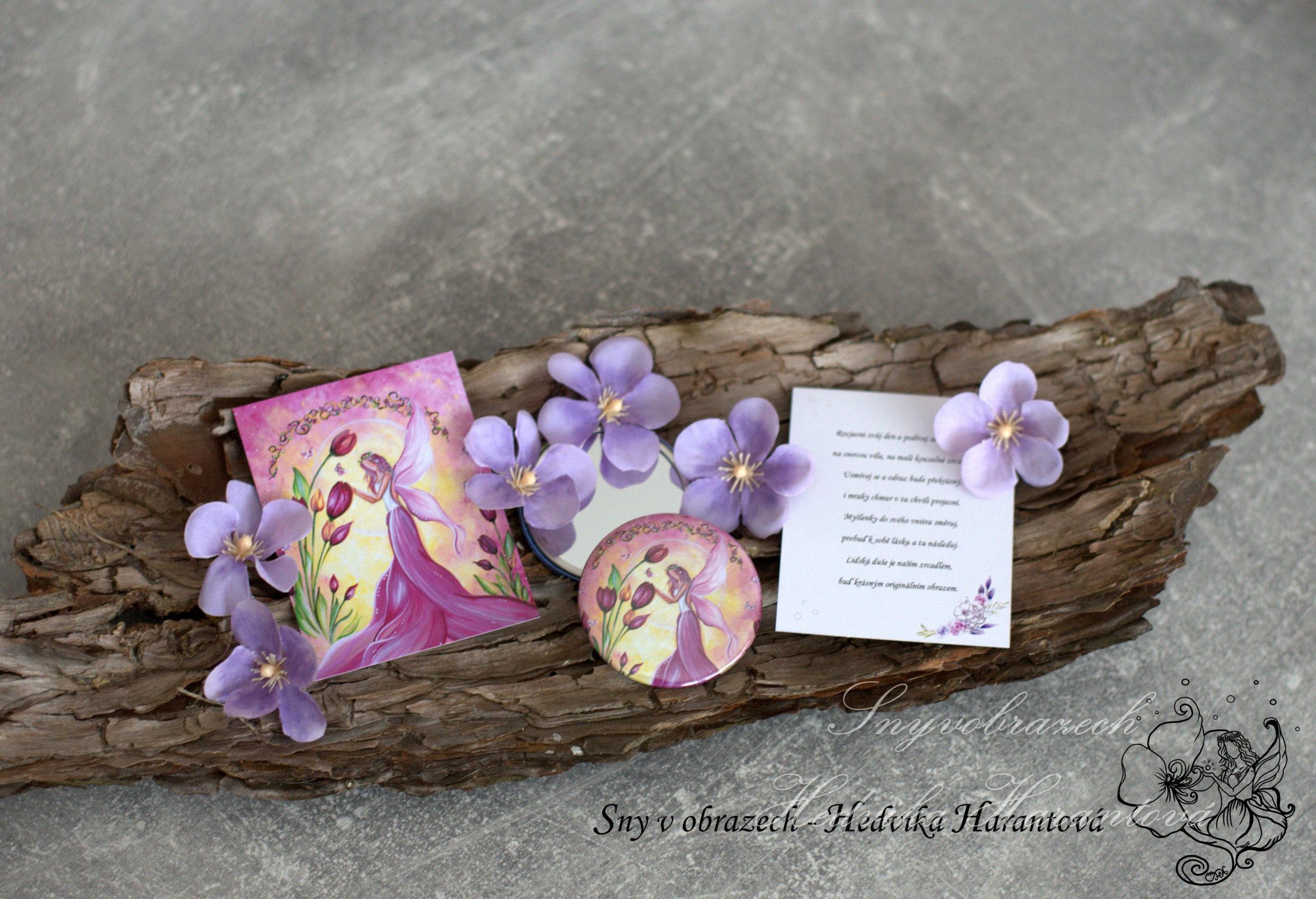 Tulipánová víla - zrcátko - Obrázek 2