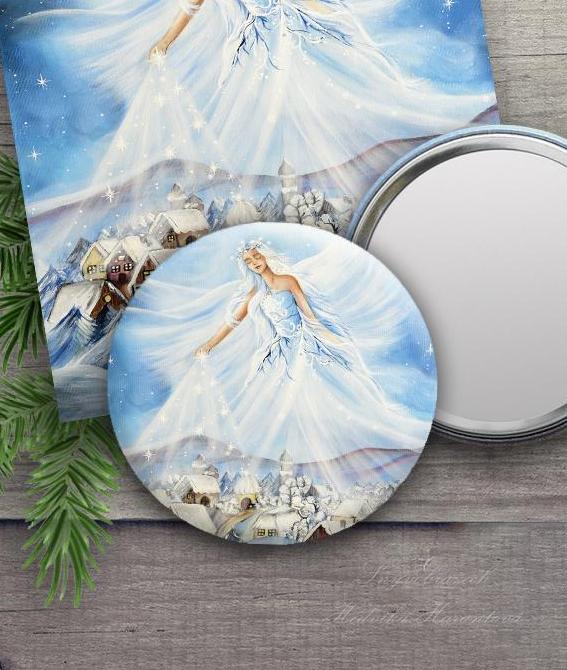 Paní Zima - zrcátko - Obrázek 2