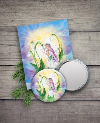 Sněženka - zrcátko