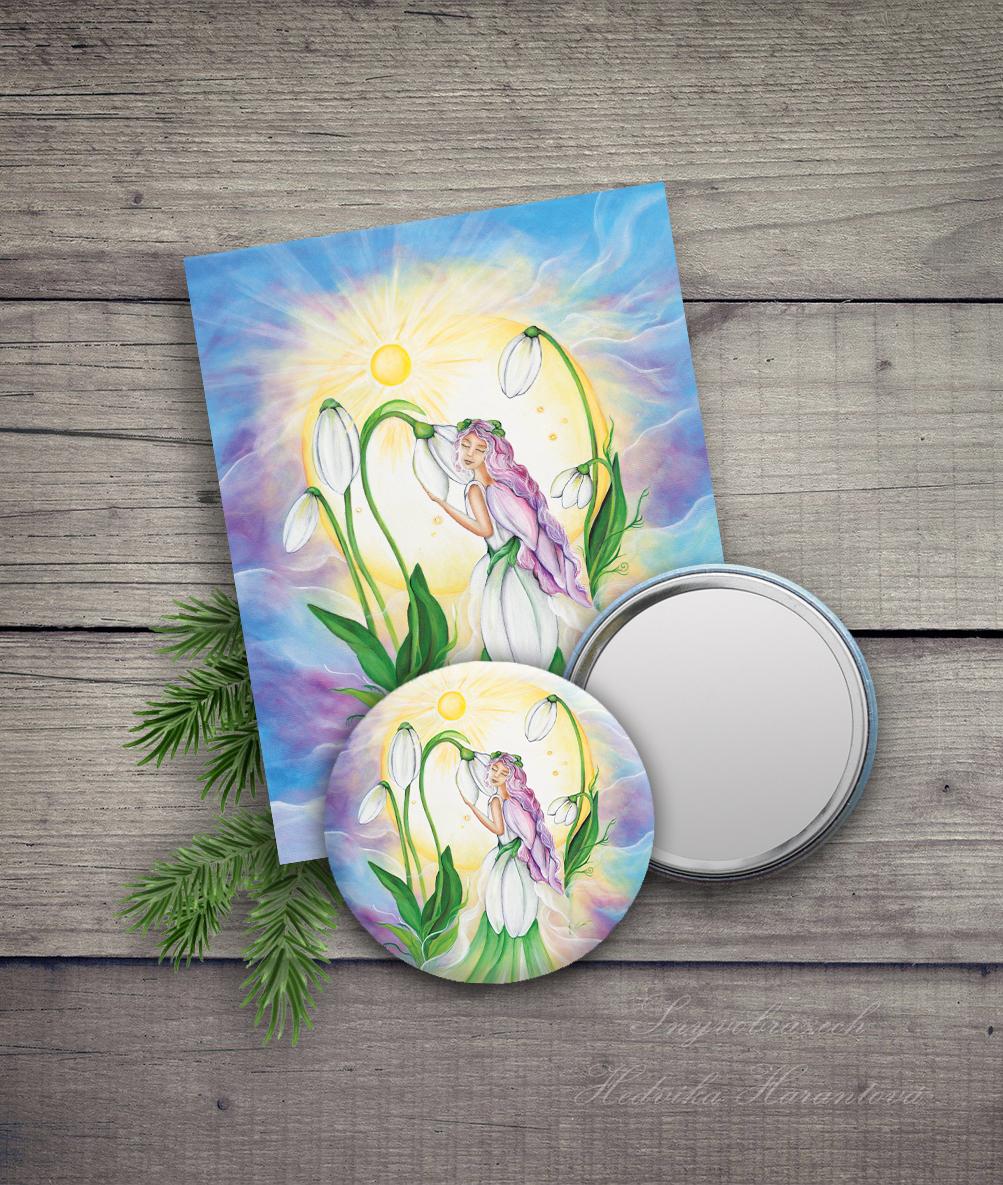 Sněženka - zrcátko