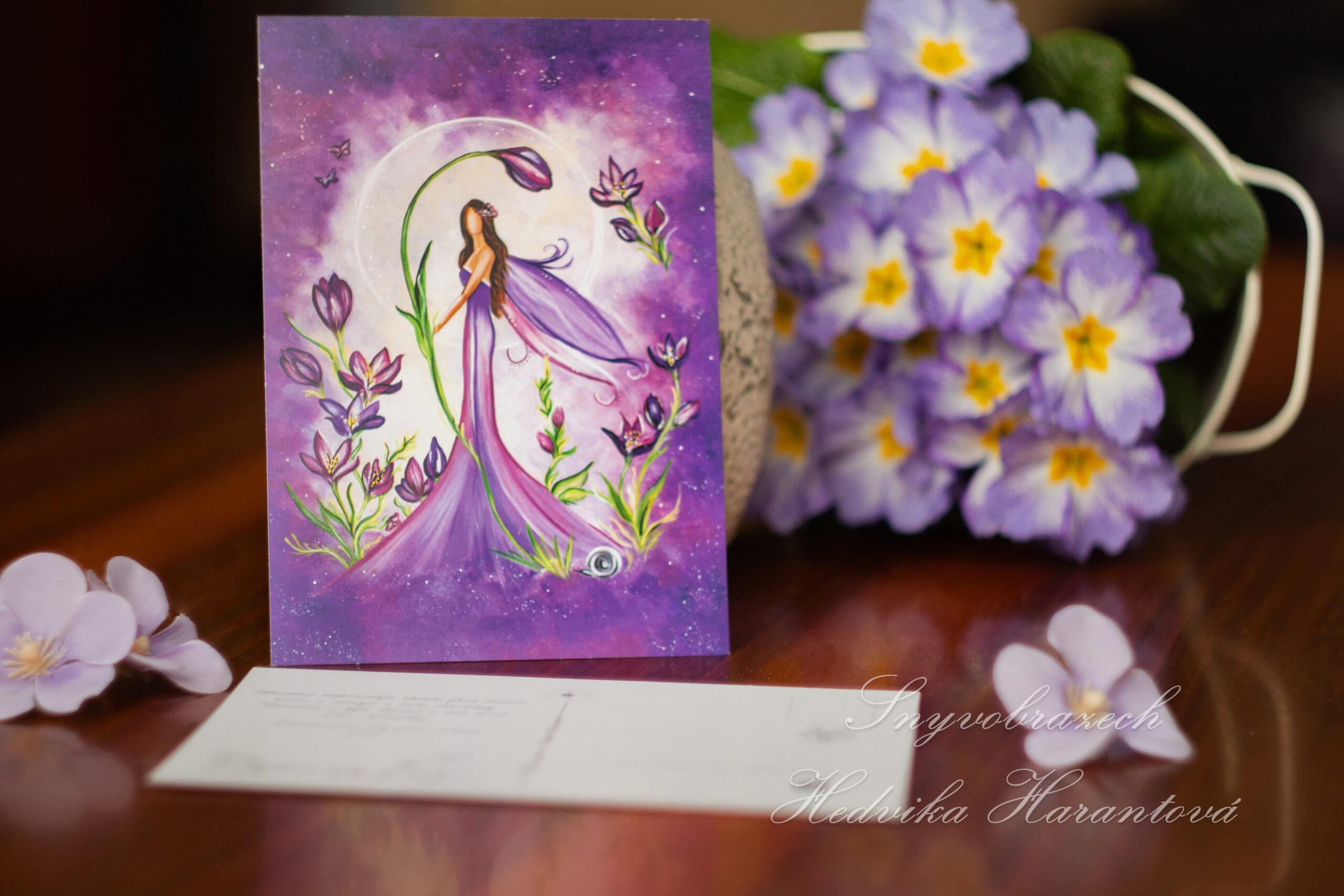 Jarní pohlednice - Krokuska - Obrázek 2