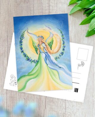 Jarní pohlednice - Lesanka