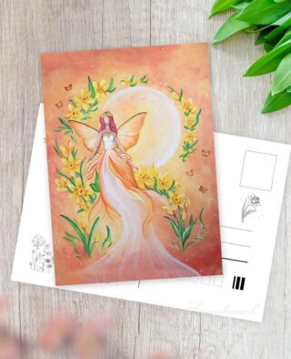 Jarní pohlednice - Narciska