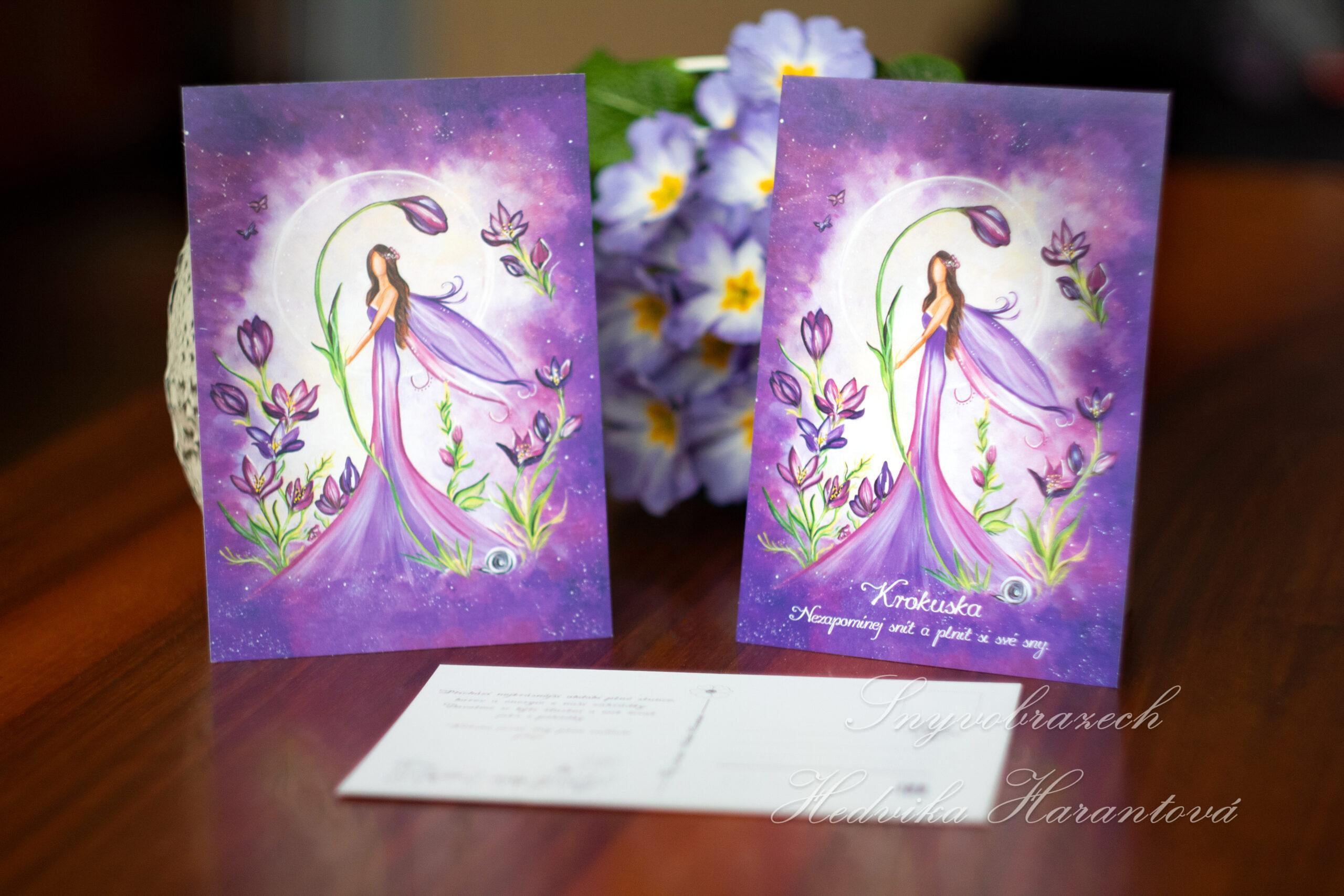 Jarní pohlednice - Krokuska - Obrázek 3