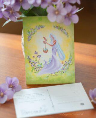 Velikonoční pohlednice - Zajíčková víla