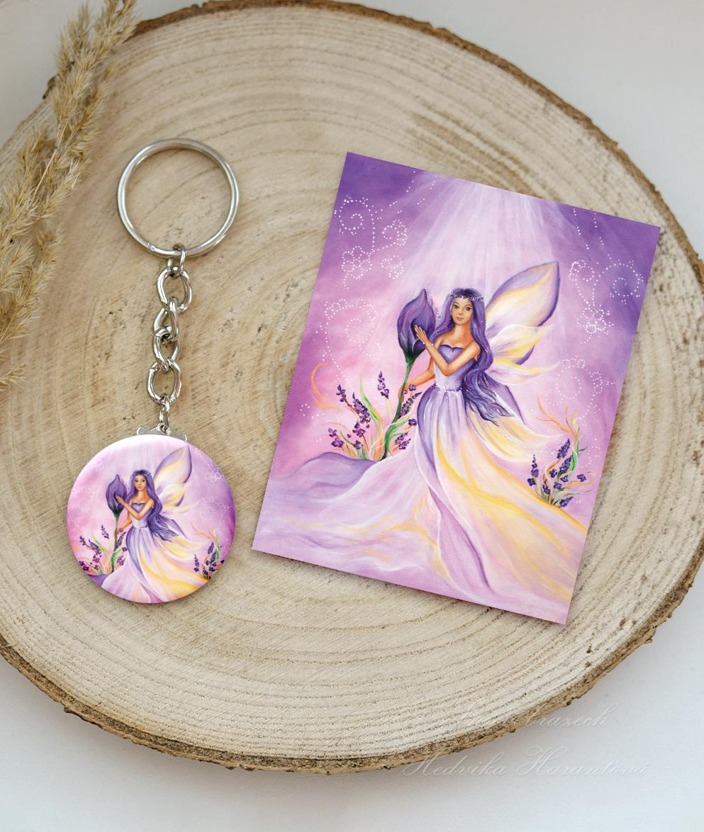 Motýlí víla - klíčenka