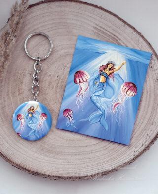 Mořská panna - klíčenka