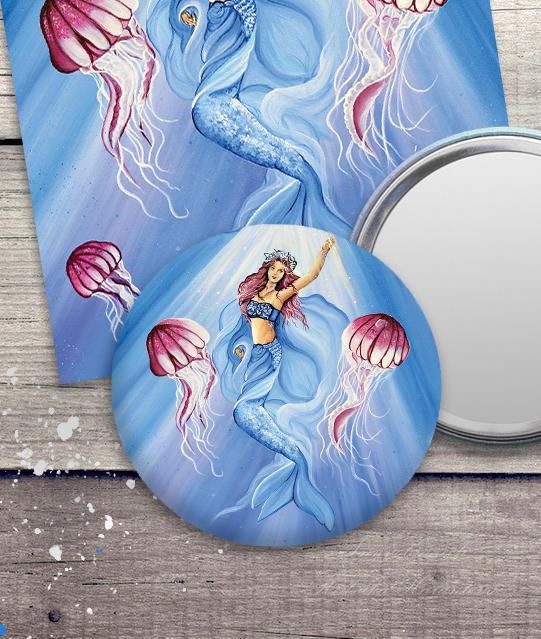 Mořská panna - zrcátko - Obrázek 2