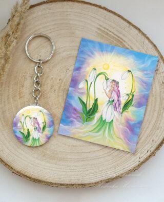 Sněženka - klíčenka