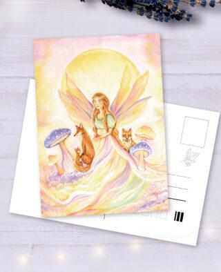 Pohlednička - Lištičky