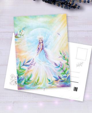 Pohlednička - Jarní vánek