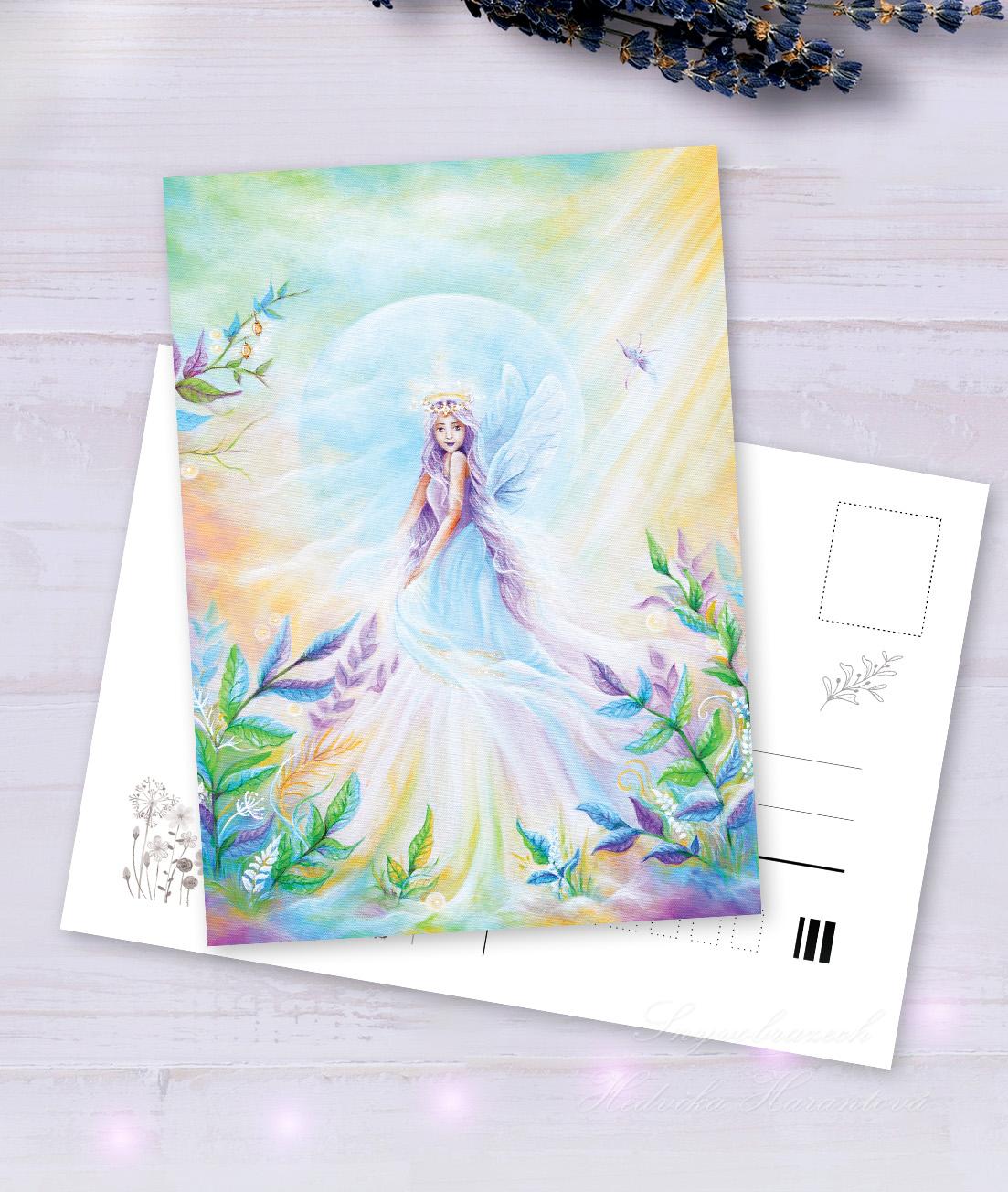 Pohlednička - Jarní vánek