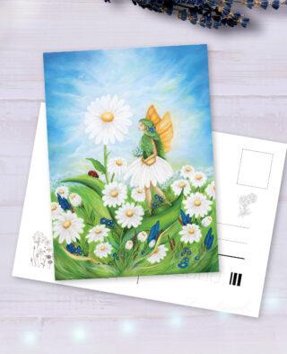 Pohlednička Kopretinka