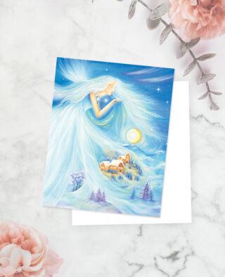 Kartička - Zimní víla