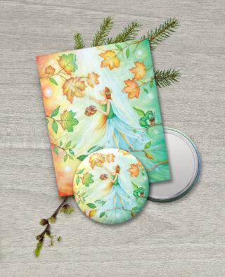 Malování podzimu - zrcátko