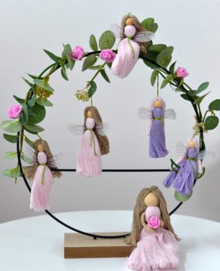 Macramé vílenka - Levandulka