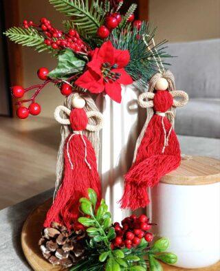 Macramé vílenka - Vánoční vílenka