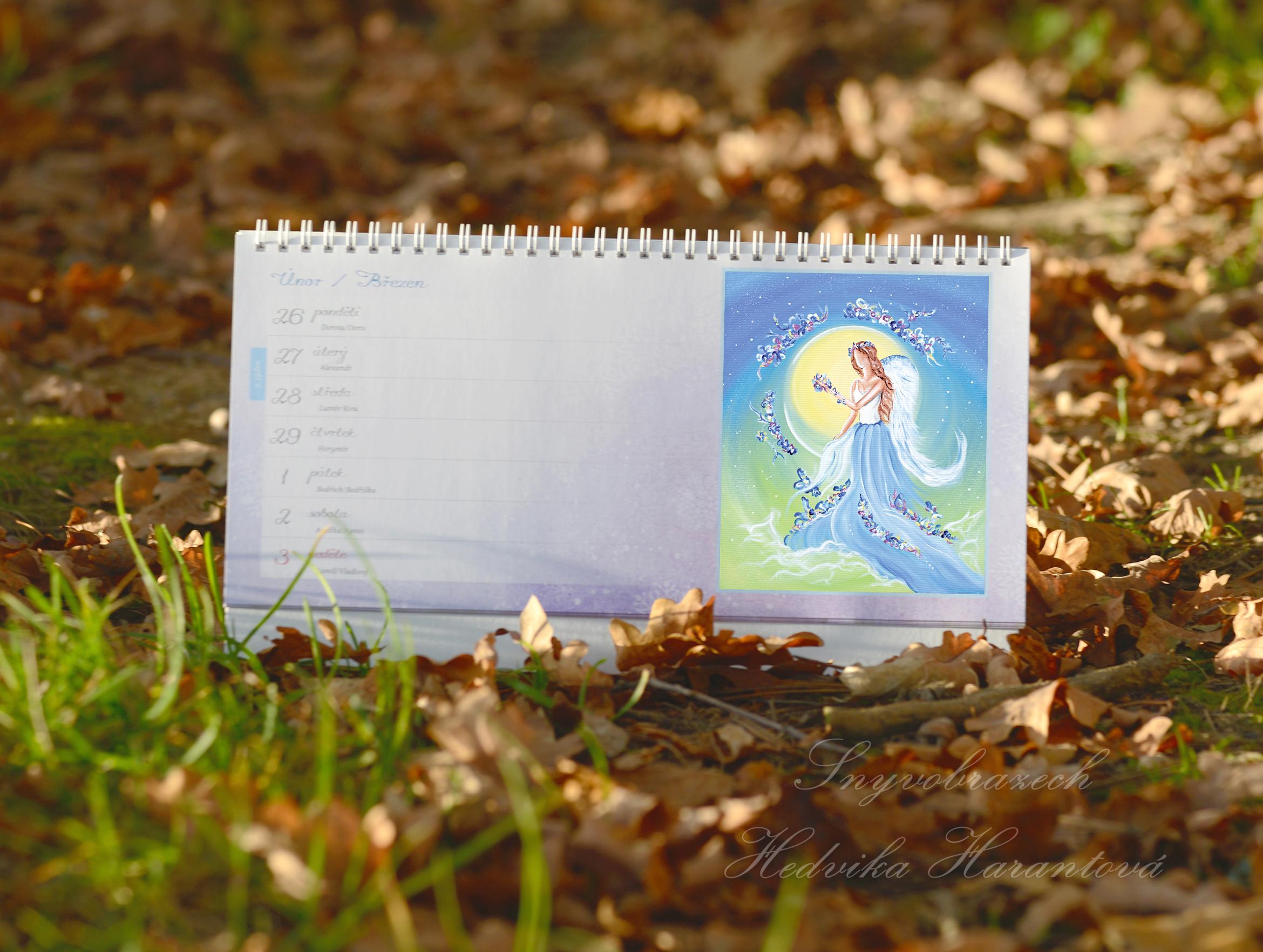 Snový stolní kalendář 2025 - Obrázek 4