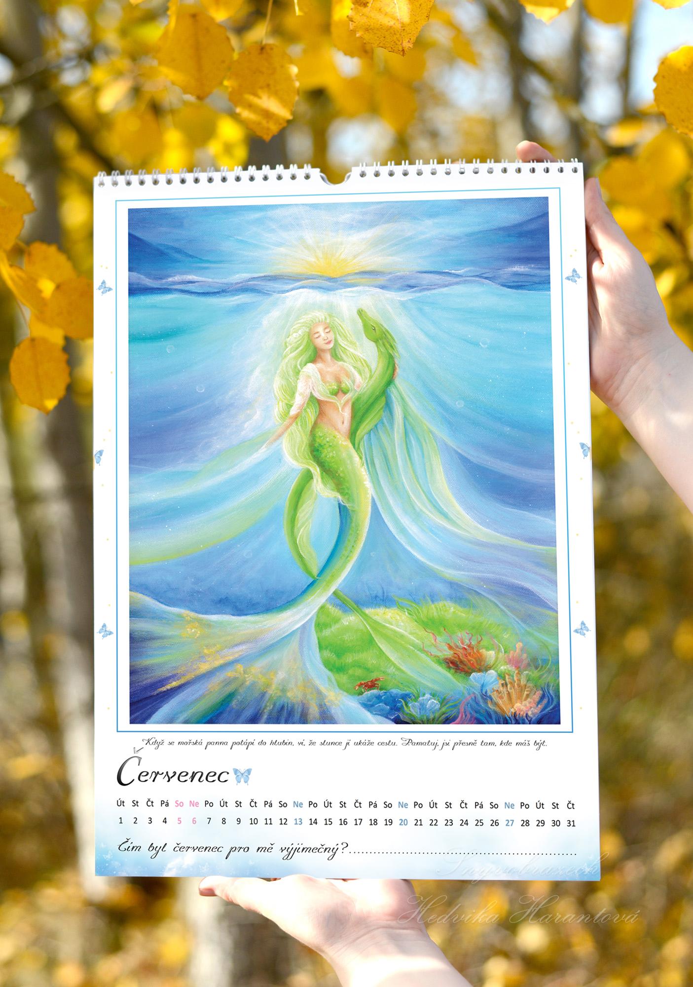Nástěnný snový kalendář 2025 - Obrázek 3