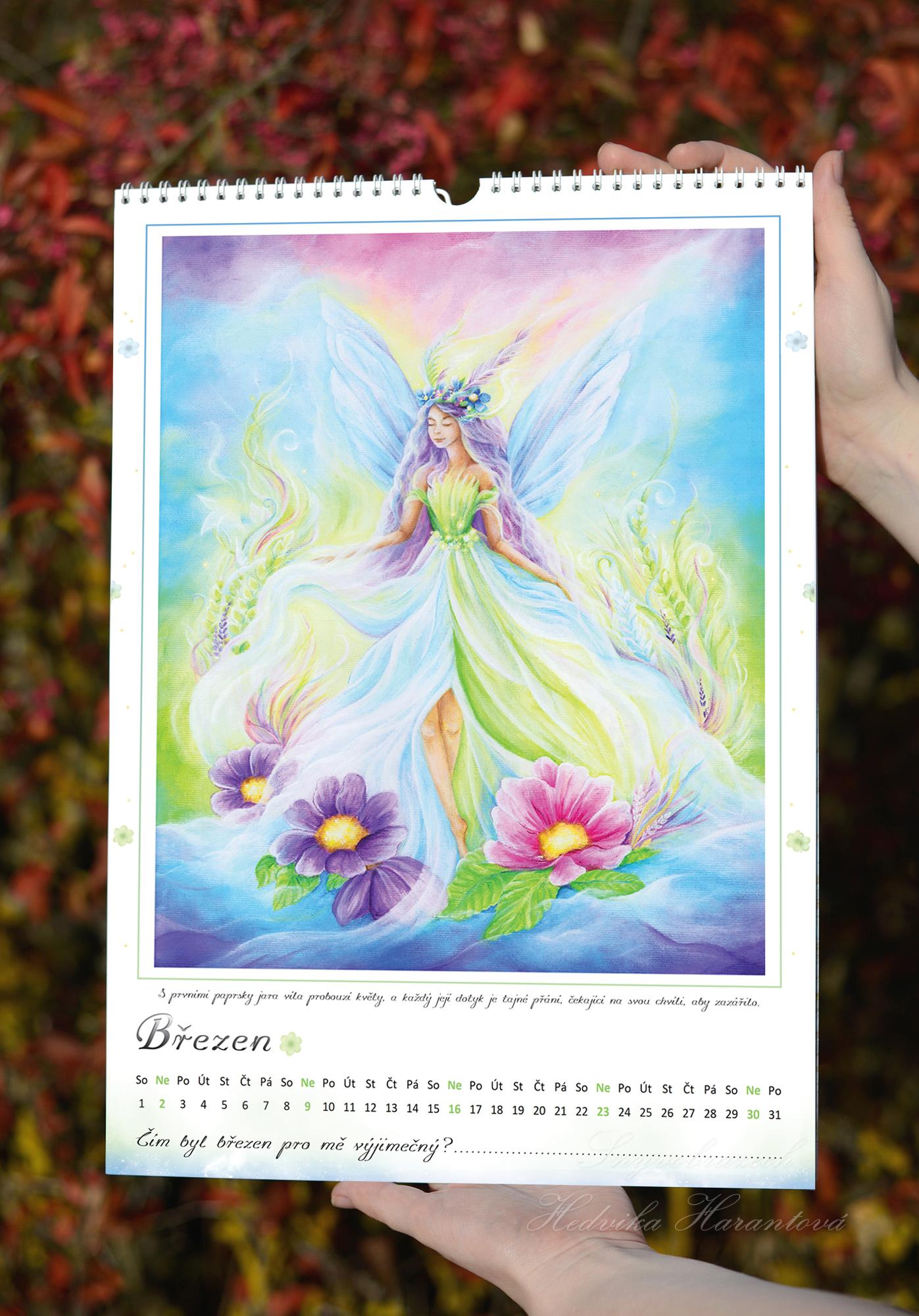 Nástěnný snový kalendář 2025 - Obrázek 2