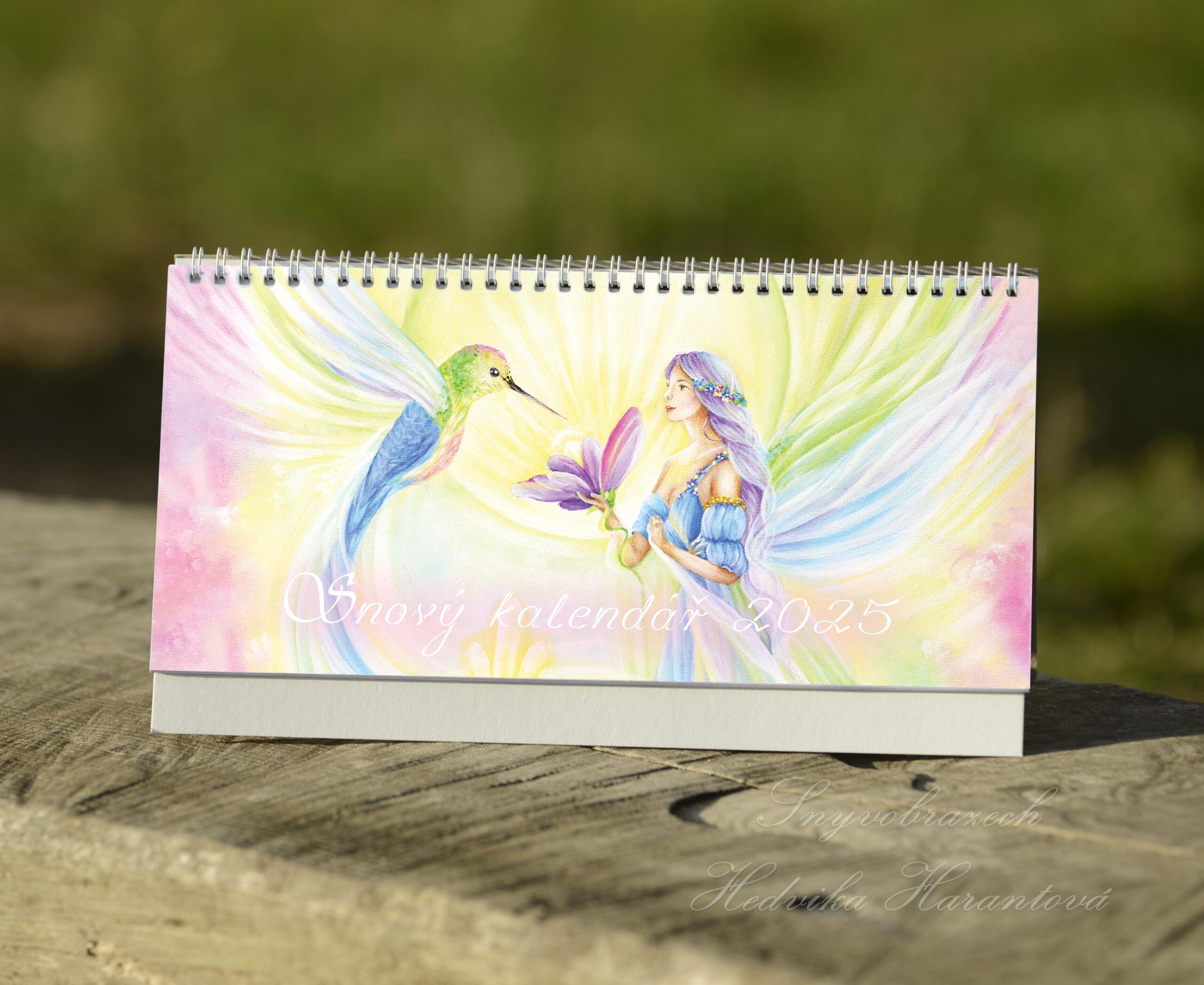 Snový stolní kalendář 2025